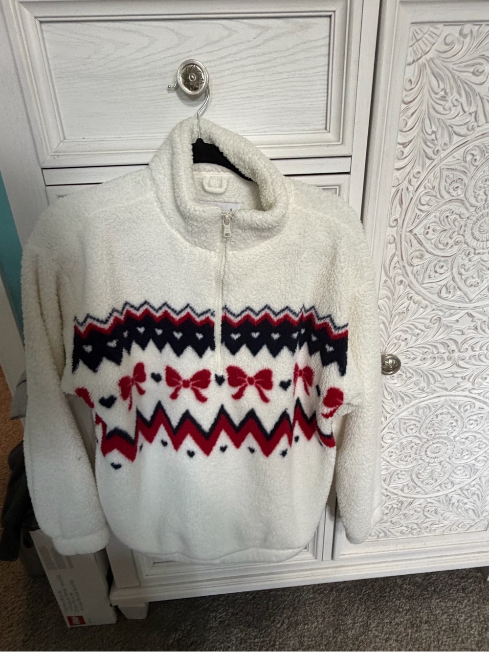 🤍 Gilly Hicks Sherpa Quarter Zip Pullover 🤍